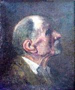 Antonio Parreiras Bust of a man oil on canvas
